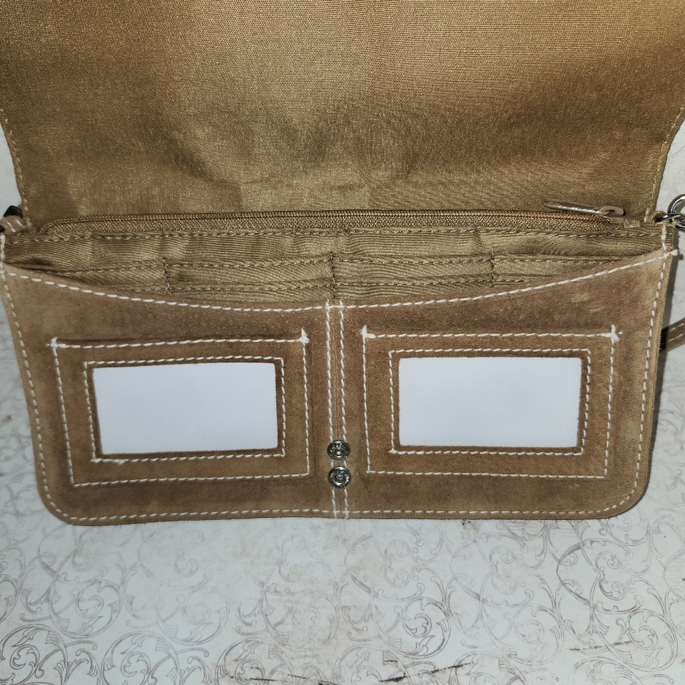 Pelle Studio By Wilsons Leather Suede Shoulder Bag - Picture 4 of 7